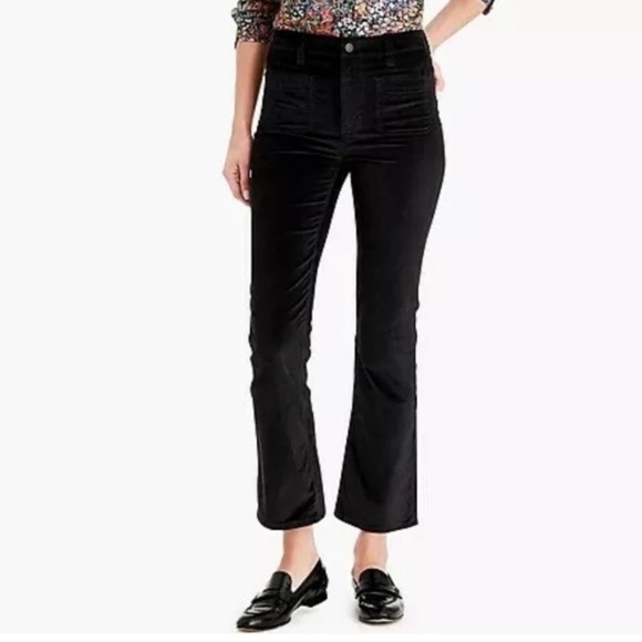 J.Crew Demi-Boot Crop Jean in Velvet, 27T - Picture 3 of 4